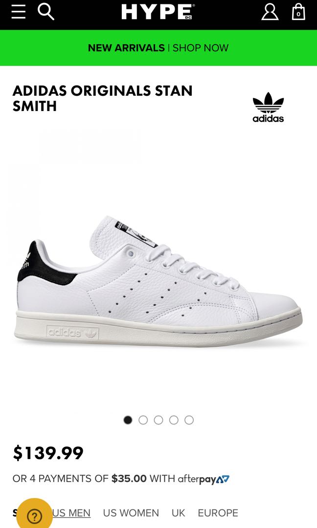 Adidas Stan Smith with tumbled leather 
