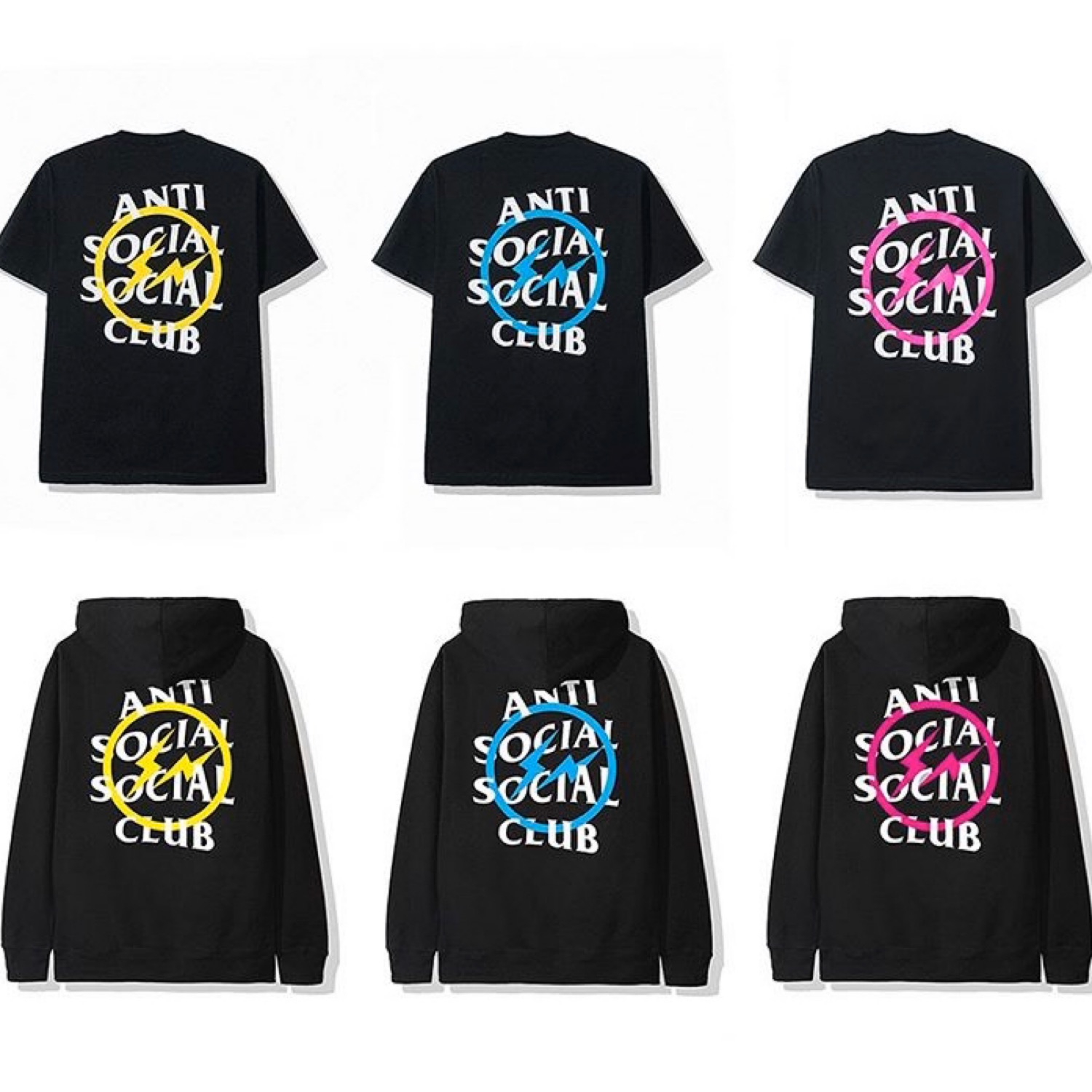 ASSC x Fragment Bolt tees, Men's Fashion, Tops & Sets, Tshirts