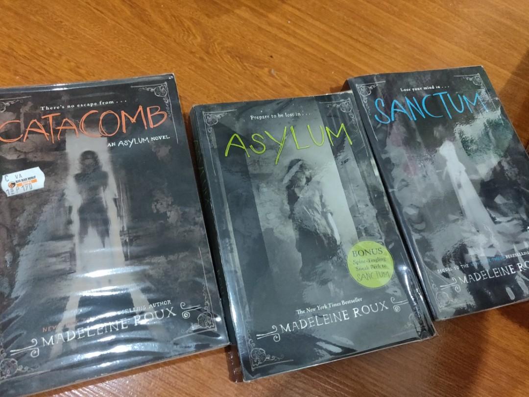 Asylum Series and Hollow City (Category: Storybooks) located in Taguig. Submitted by mon_143 (Listing ID 257875637, Image 3). Description: Books by Madeleine Roux Asylum -200 Sanctum -250 Catacomb -250 Ransom Riggs Hollow City -250.