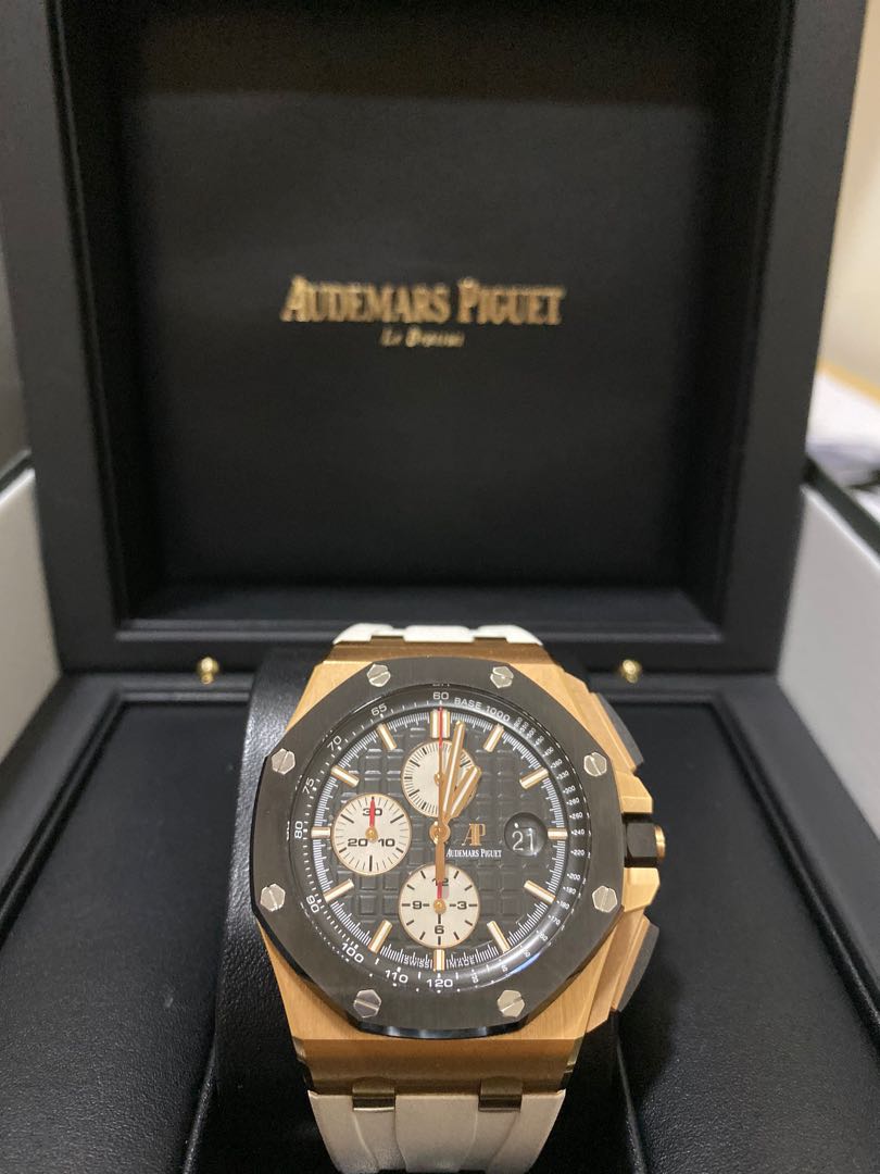 Audemars Piguet Novelty Rose Gold 44mm, Luxury, Watches on Carousell