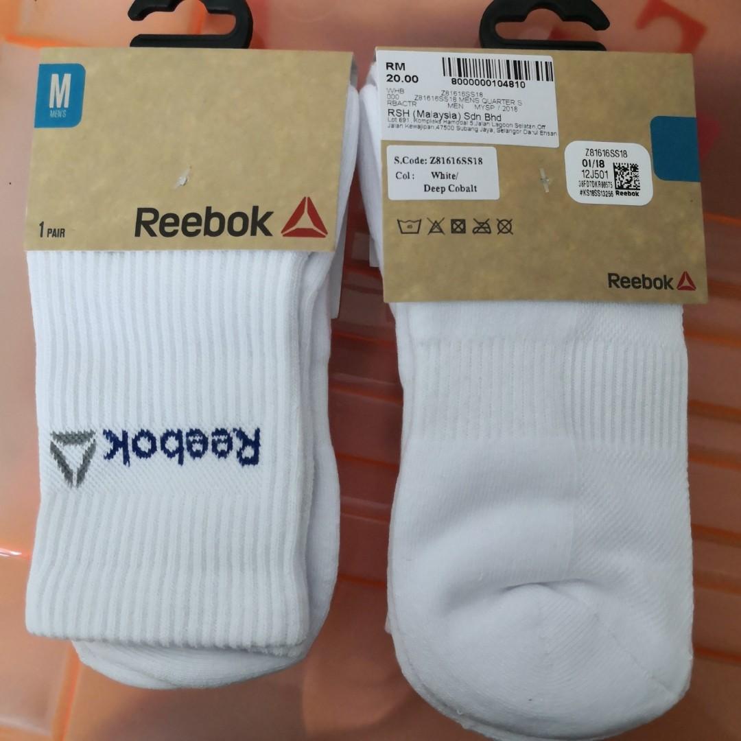 Reebok socks malaysia Clearance