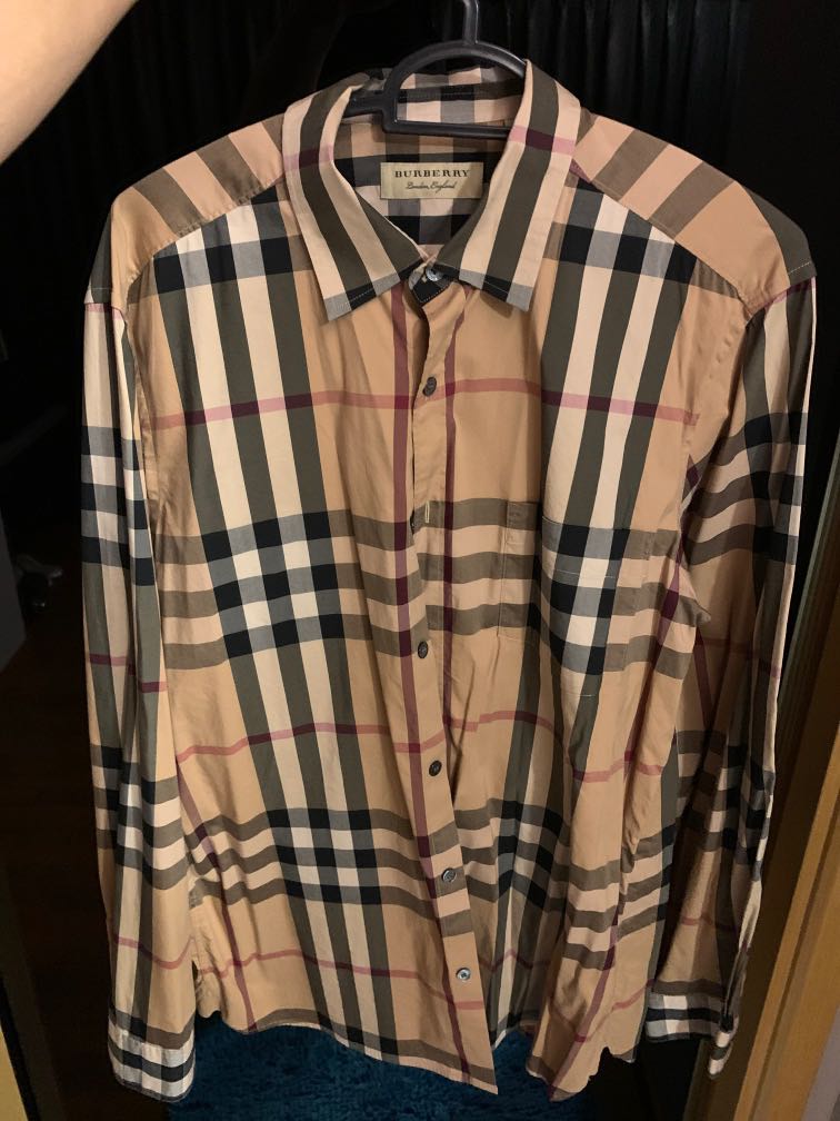 Burberry dress 2025 up shirt