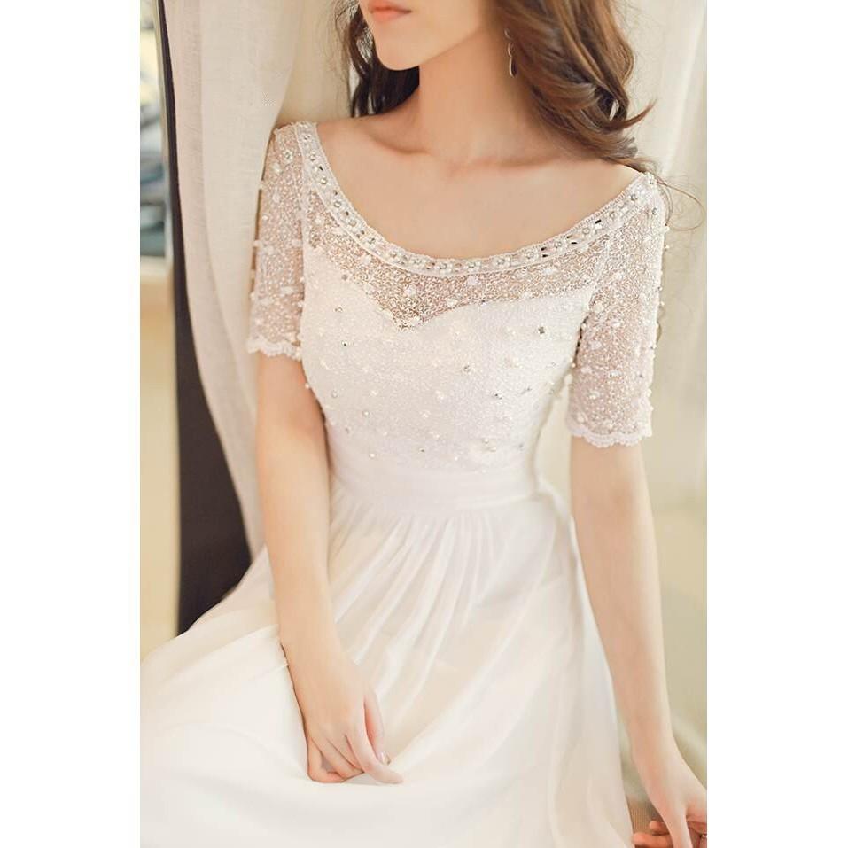 White chiffon on sale cocktail dress
