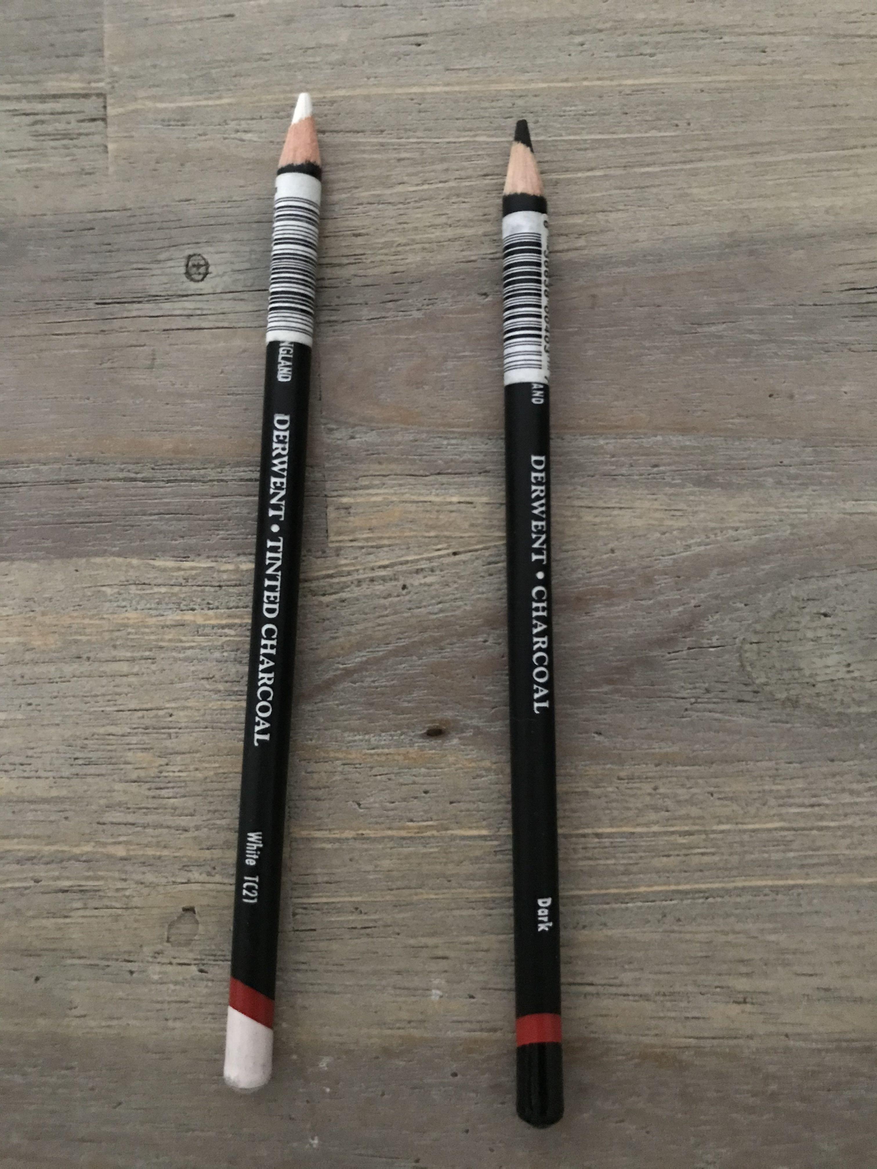 Derwent Tinted And Non Tinted Charcoal Pencils Books Stationery