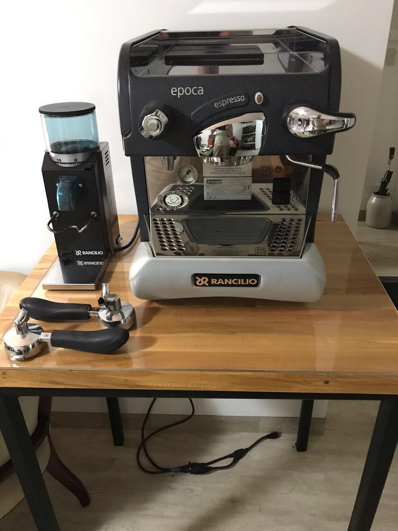Espresso machine Rancilio Epoca & Rocky grinder, TV & Home Appliances