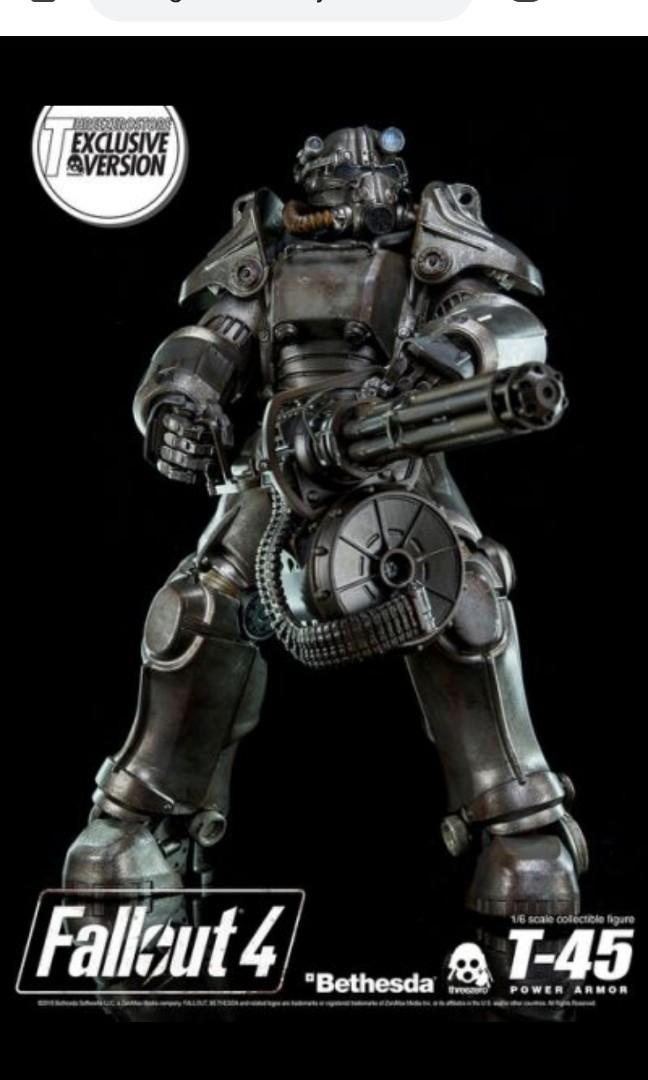 Fallout T 45 Power Armor Exclusive Version Threezero Video Gaming Gaming Accessories Interactive Gaming Figures On Carousell Fallout T 45 Power Armor Exclusive Version Threezero Video Gaming Gaming Accessories Interactive Gaming Figures On Carousell