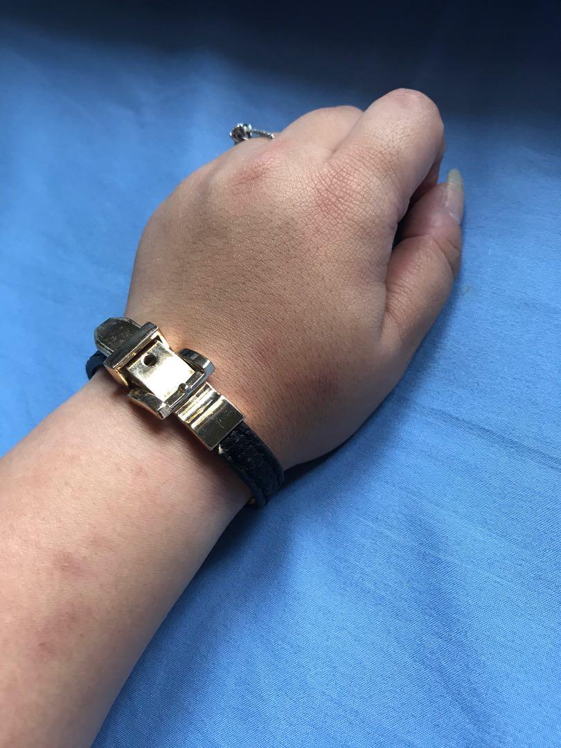Gelang Tali Hitam Fesyen Wanita Aksesoris Di Carousell
