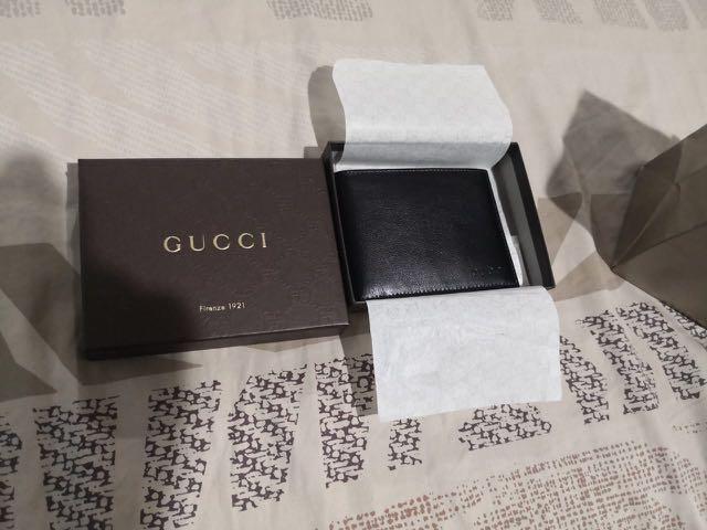 plain black gucci wallet
