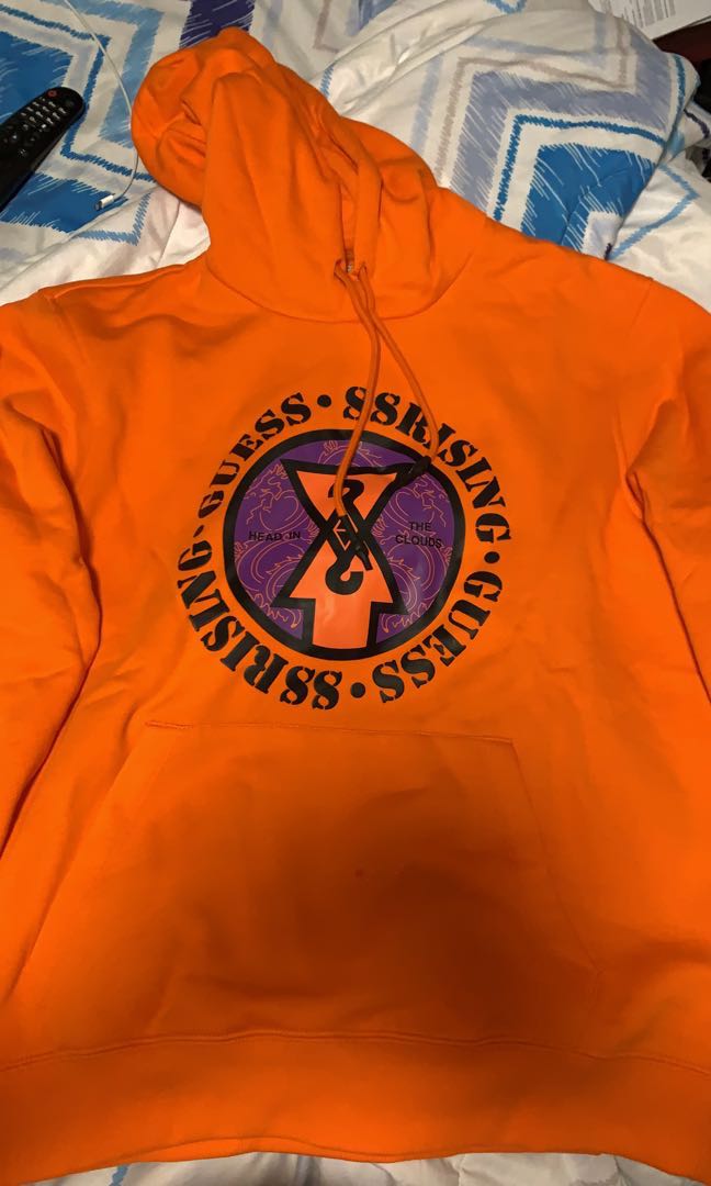 Guess x 88rising hoodie free tote bag Men s Fashion Tops Sets Hoodies on Carousell