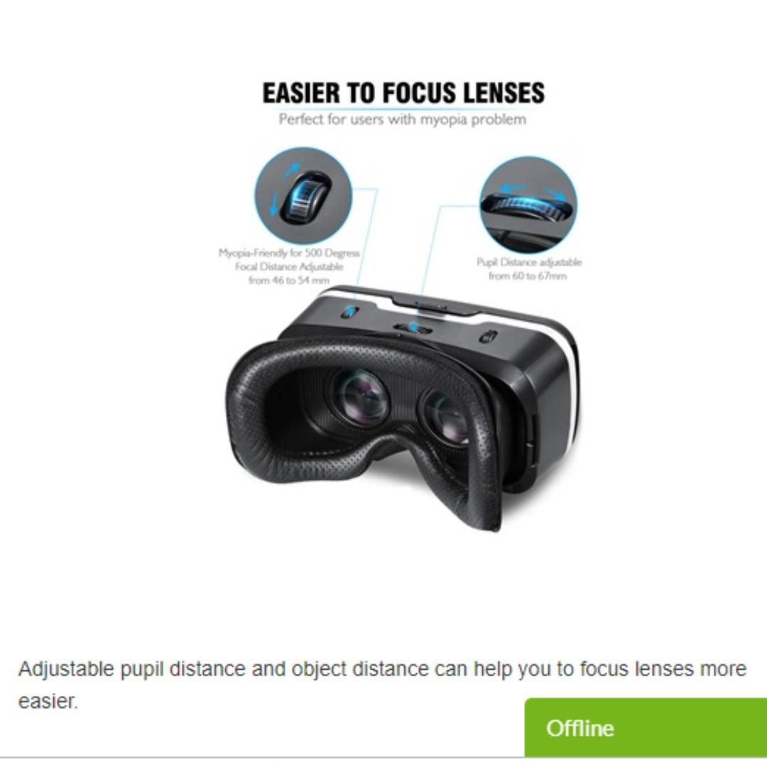 Hamswan Sc G04 3d Virtual Reality Headset Vr Glasses For Tv