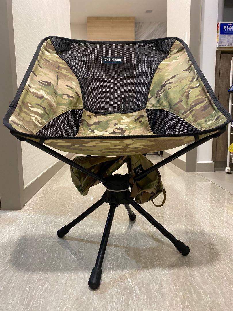 Helinox Multicam Swivel Chair, Furniture & Home Living, Furniture