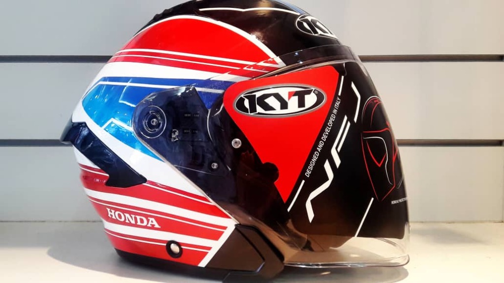 HELMET KYT NFJ HONDA Auto Accessories on Carousell