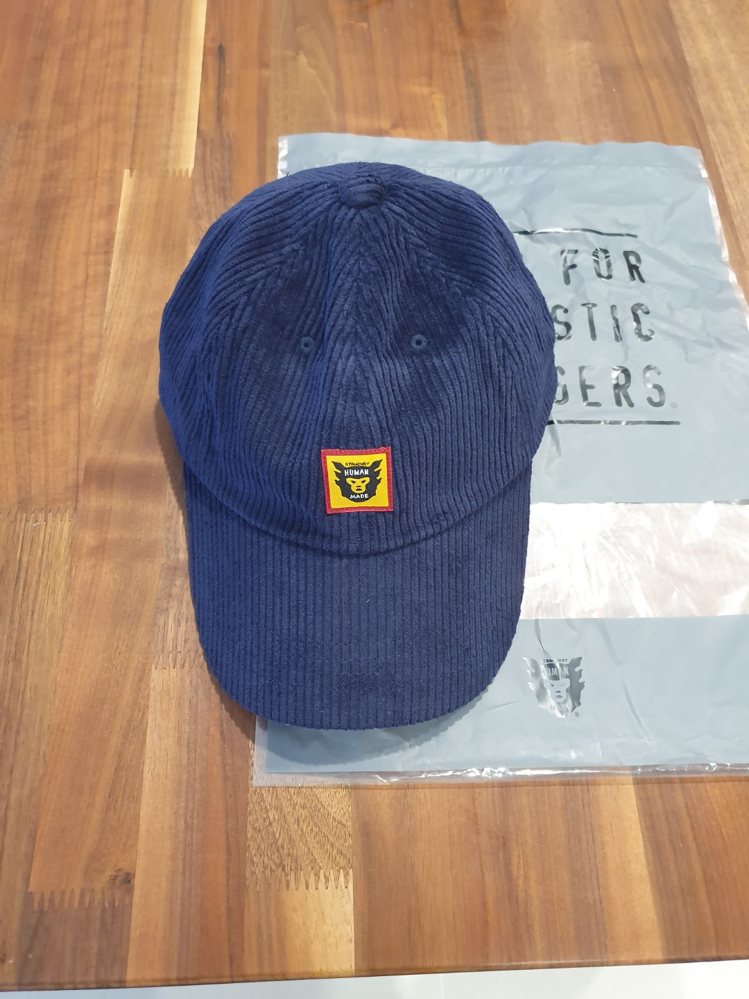 Strmcwby Logo Corduroy Cap Navy 