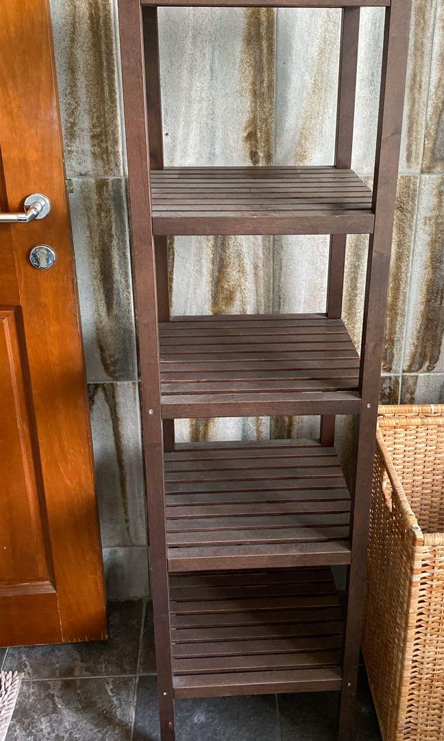 Ikea Wooden Shelf, Furniture & Home Living, Furniture, Shelves