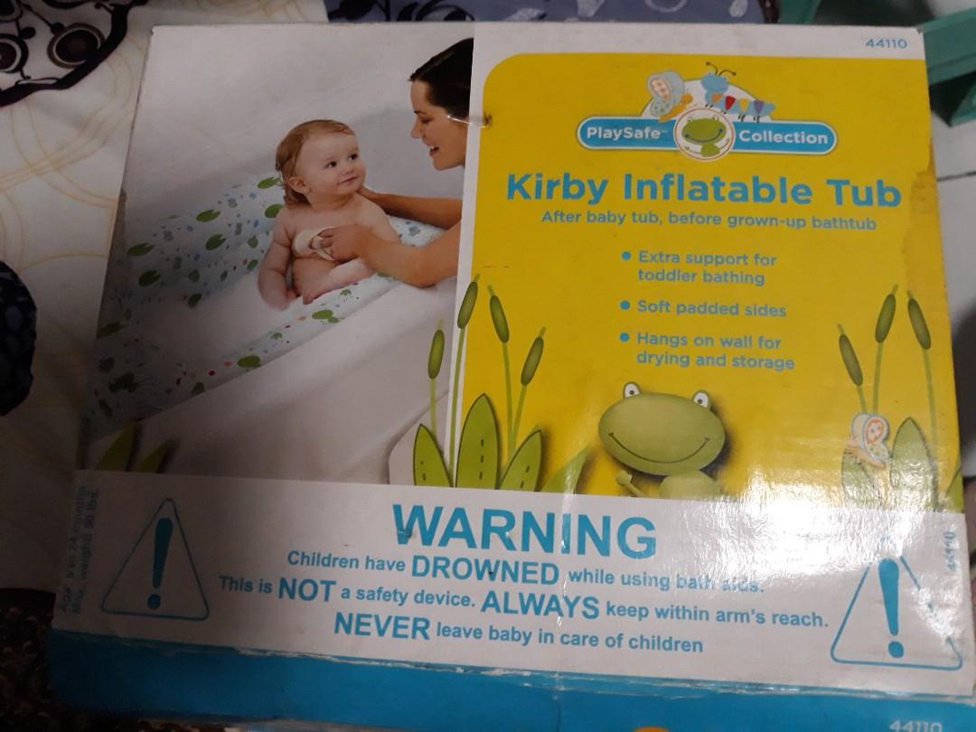 Inflatable tub (Category: Bathtub & Bath Accessories) located in Manila. Submitted by singingmamay (Listing ID 257886106, Image 1). Description: Never used.just stored. Suitable for 9 mos to 24 months.