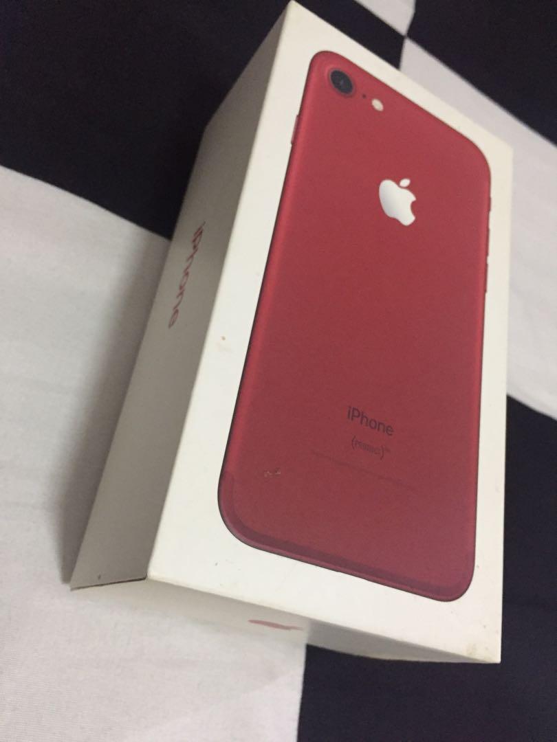 iPhone 7 Red 128 GB SIMフリー X34+inforsante.fr