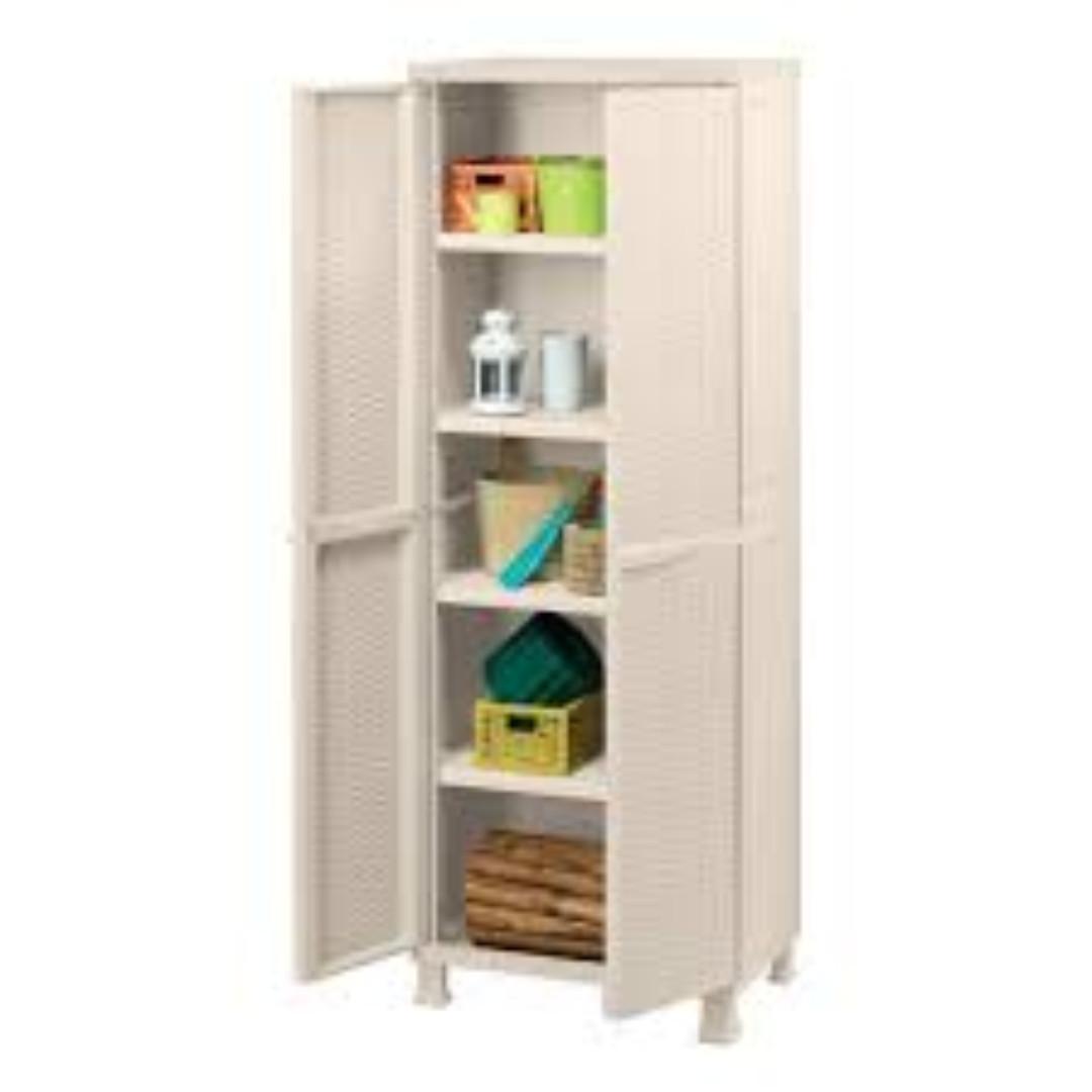 Keter rattan store cabinet