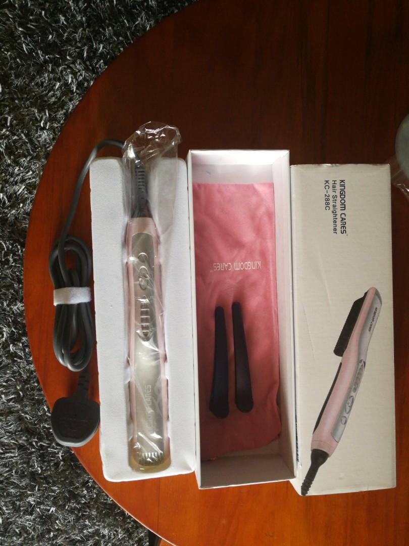 Kingdom care hair straightener, Beauty & Personal Care, Hair on Carousell