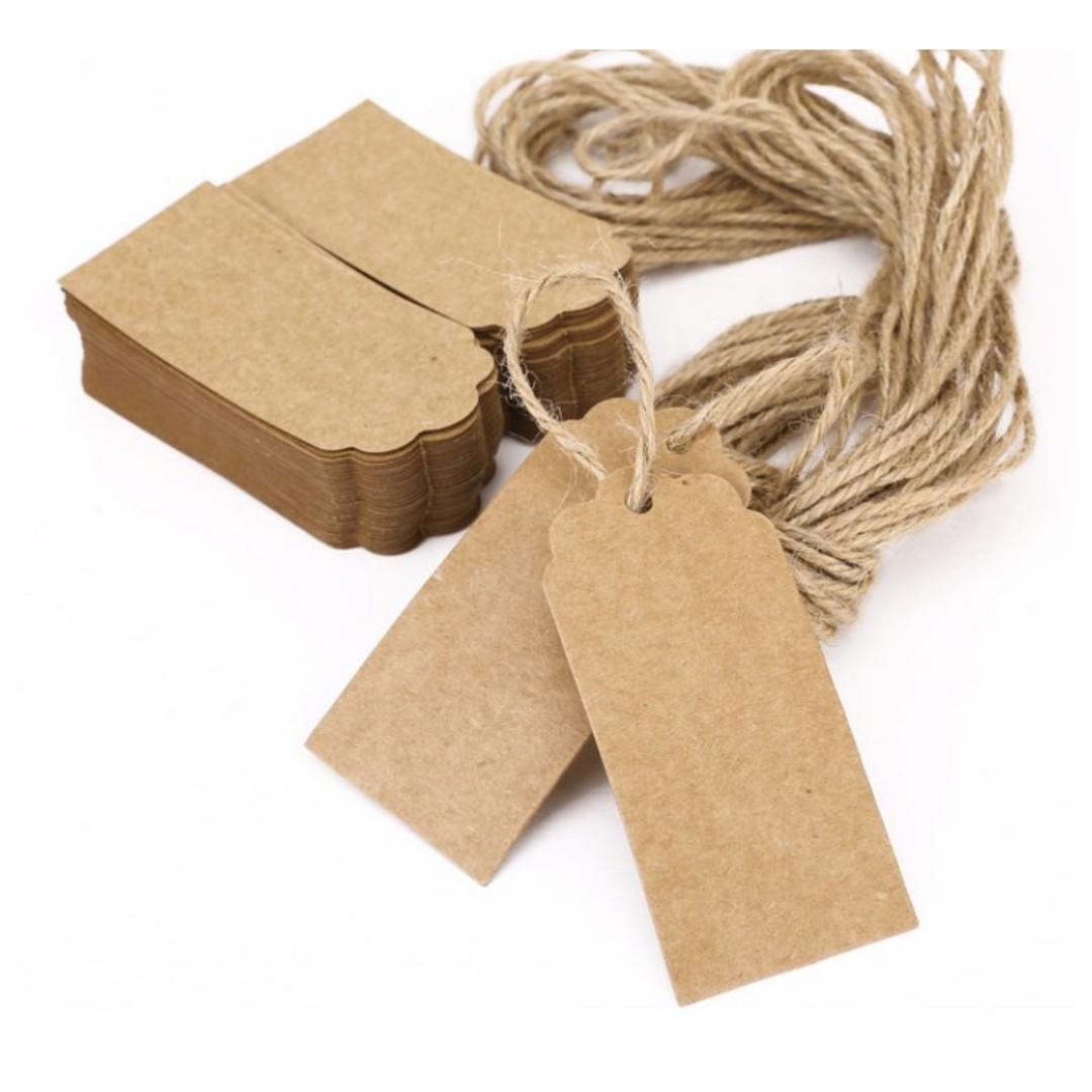 Kraft Paper Gift Tags (Category: Craft Supplies & Tools) located in Cavite. Submitted by herorganicbeauty (Listing ID 258018972, Image 3). Description: Kraft Gift Tags ✔Card Size: Length: 9 cm Width: 4.5 cm *Packed by 25’s with 3 meters Natural Jute String ✔Material: High quality Kraft paper card and natural jute. ✔ELEGANT APPEAL: Made of high quality craft card, you can write and design these tags. ✔Blank design, you can write whatever you like 