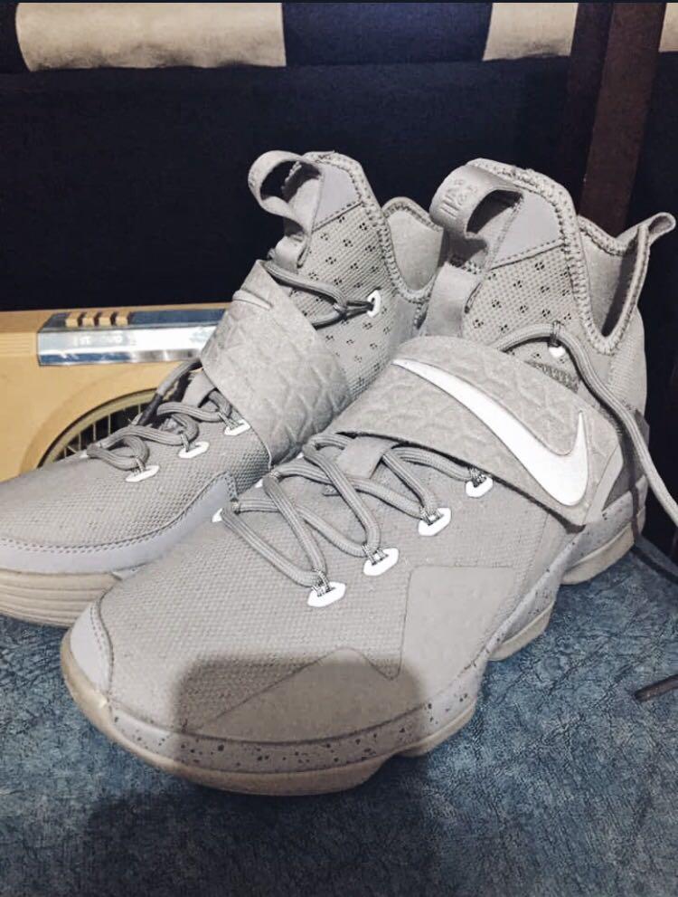 Lebron 14 gray deals