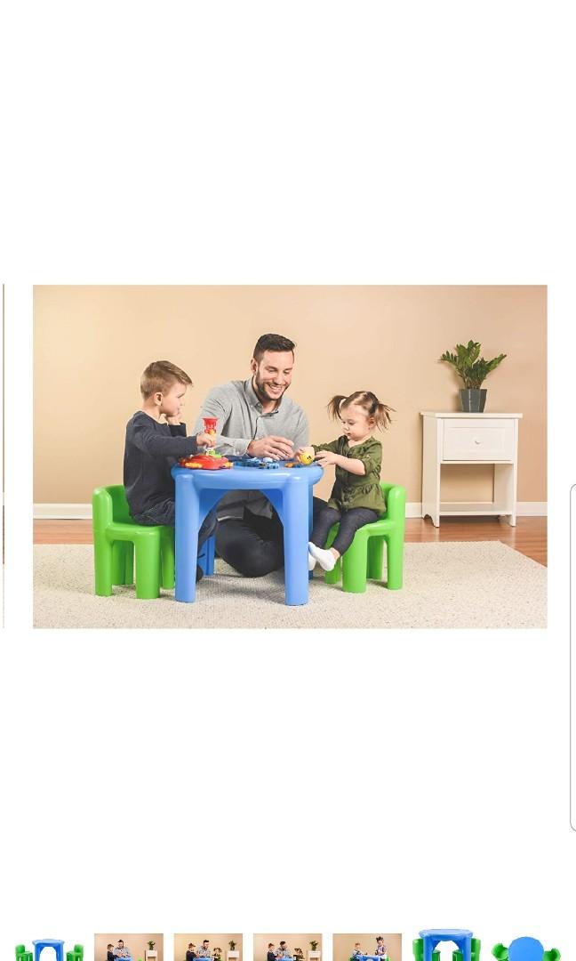 little tikes bright n bold table and chairs set