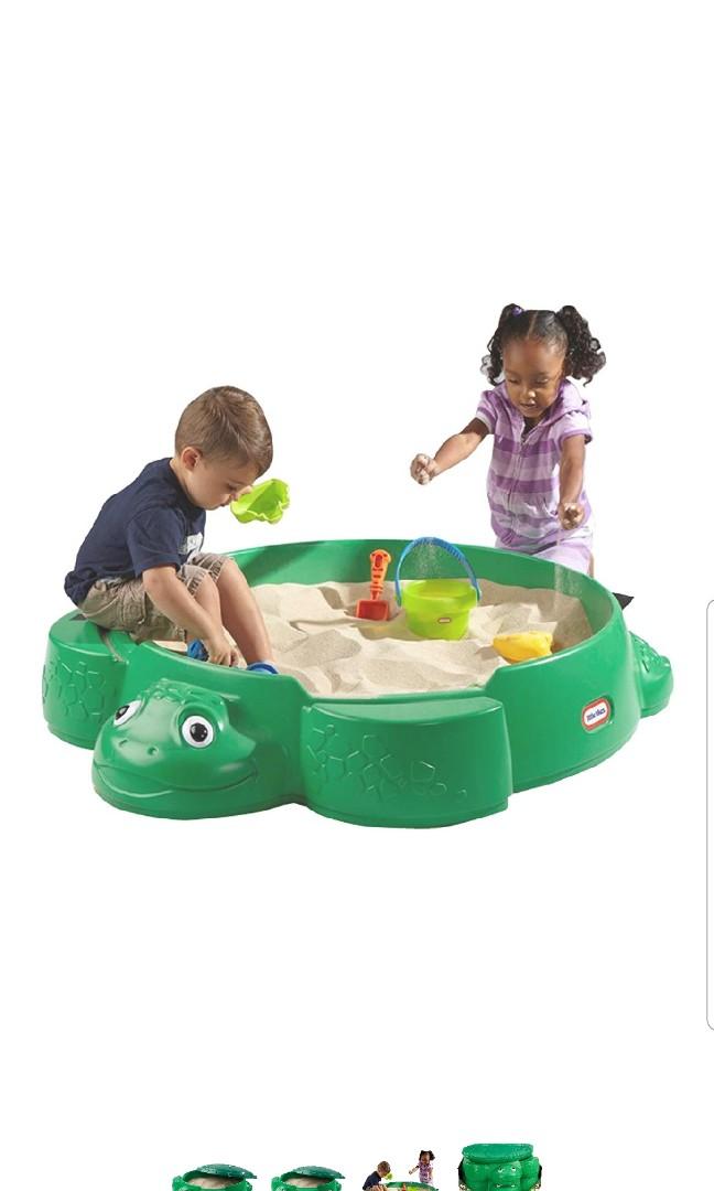 little tikes castle sandbox