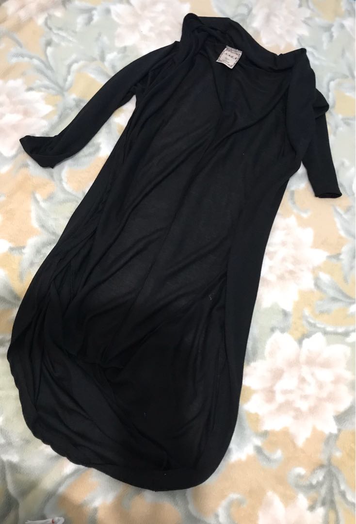 little black cardigan