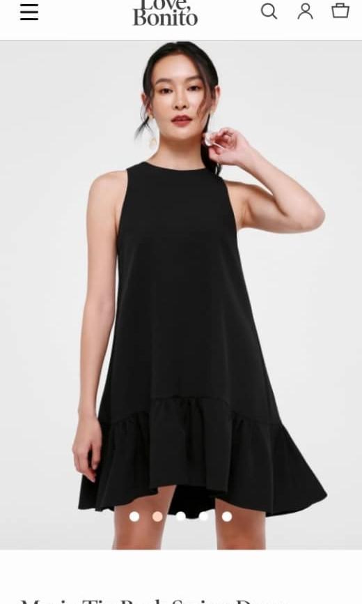 low back swing dress