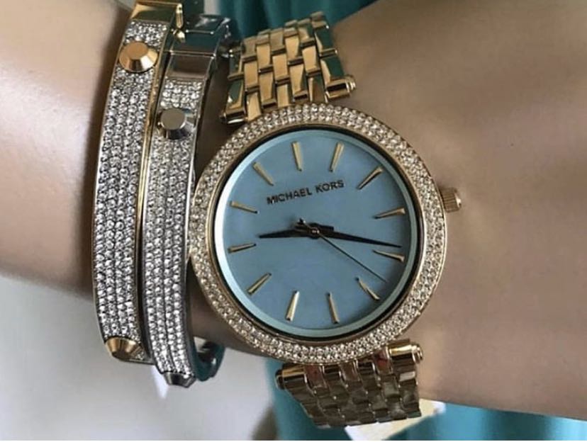 Michael kors on sale darci watch blue