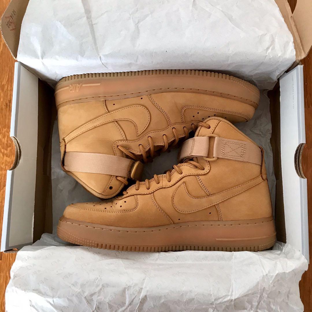 Nike Air Force 1 High Wheat Men s Fashion Footwear Sneakers