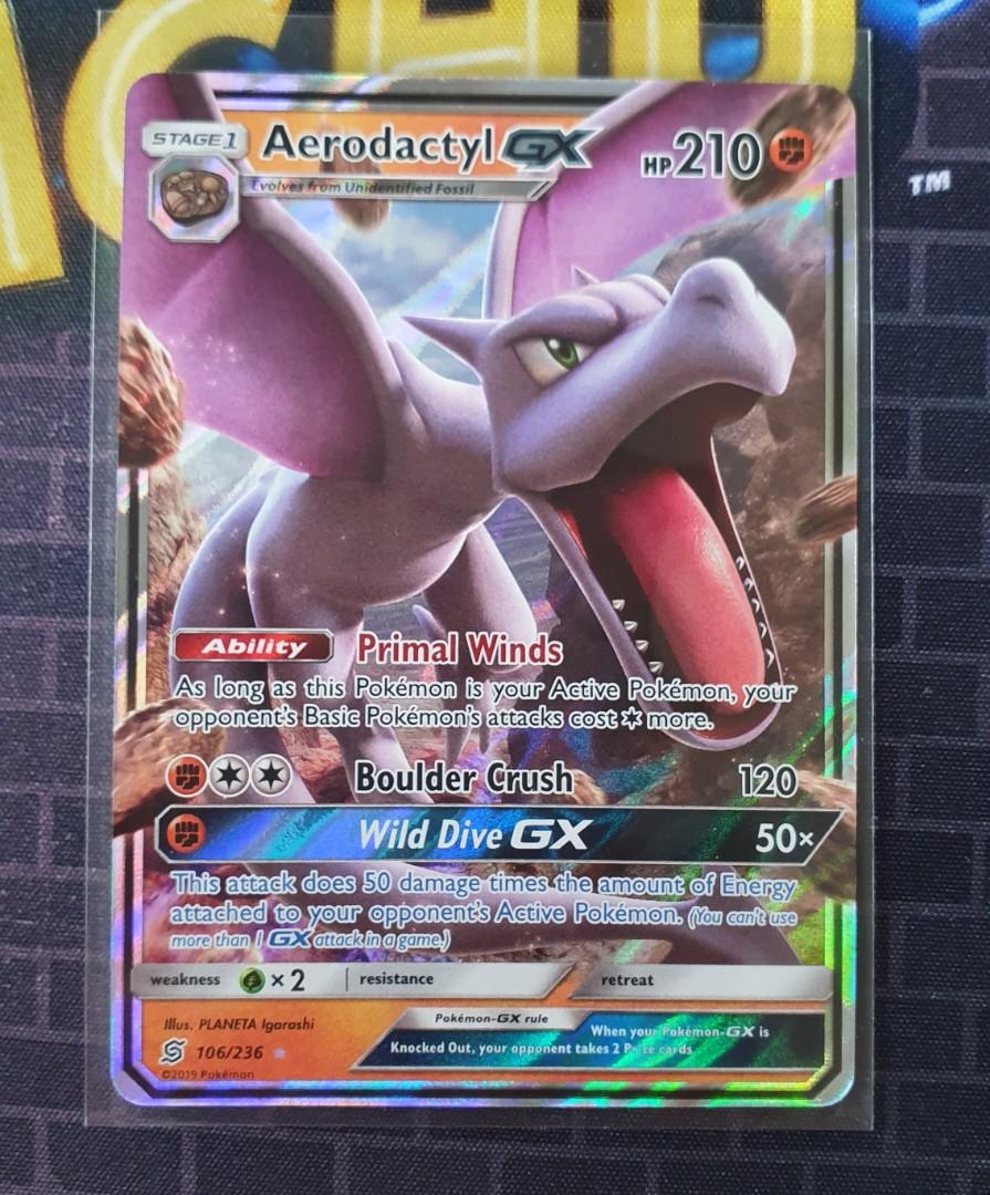 Verified Aerodactyl-GX - Unified Minds by Pokemon Cards