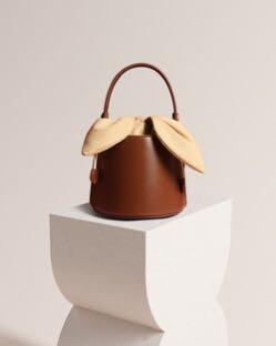 Esme leather bucket bag from Looks Like Summer