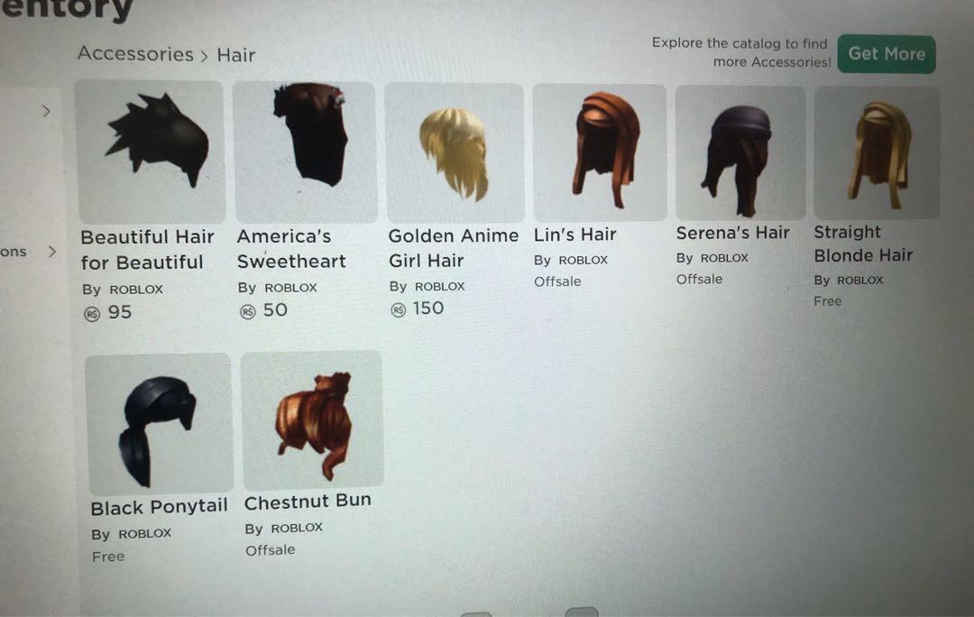 Roblox Account Everything Else On Carousell - girl hair roblox hair free 👍