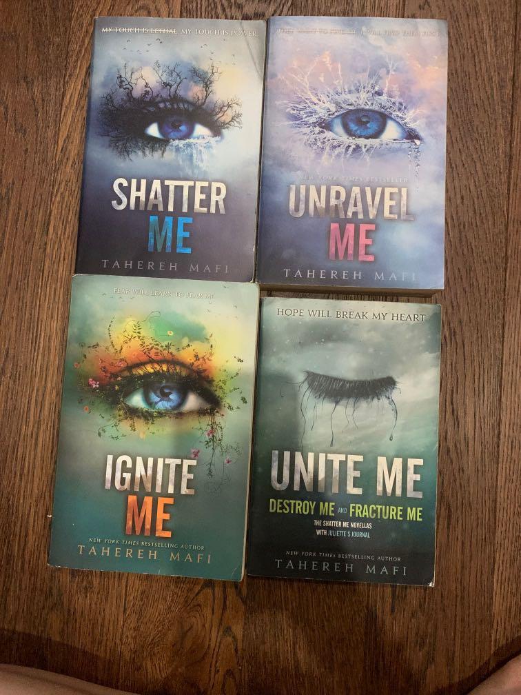 Shatter Me Unravel Me Ignite Me Unite Me Buku Alat Tulis