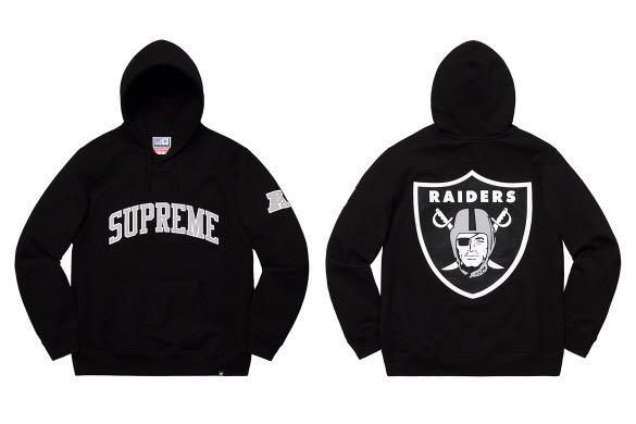 Supreme shop raiders hoodie