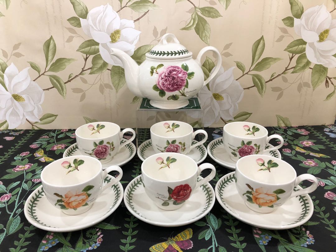 Teapot Set Portmeirion Botanic Roses Kitchen Appliances On Carousell