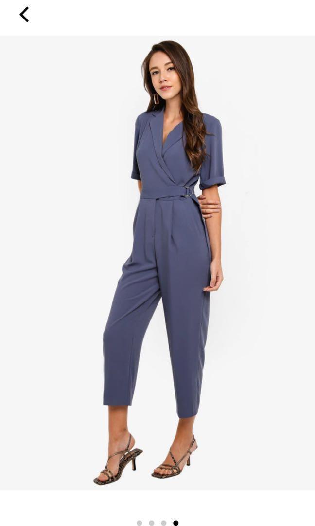 Topshop sales navy jumpsuit