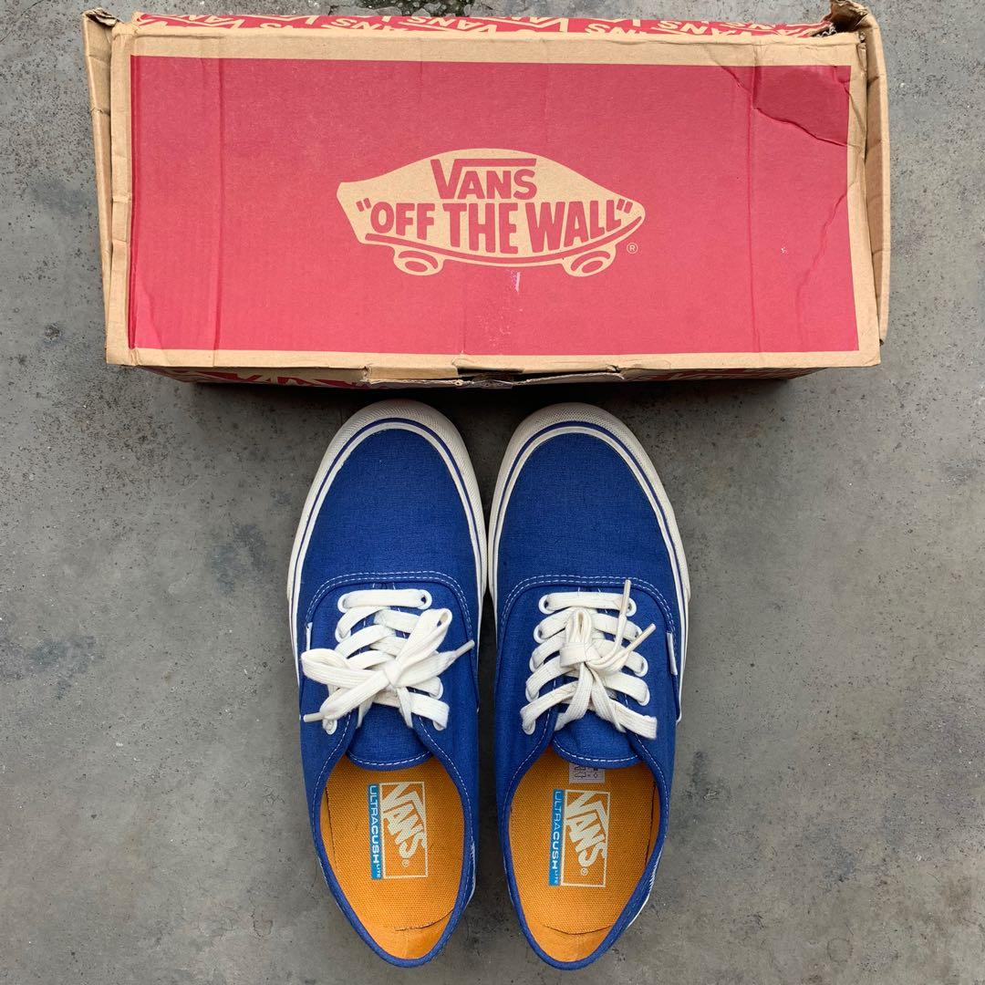 Vans Authentic Surf Salt Wash True Blue Men s Fashion Footwear