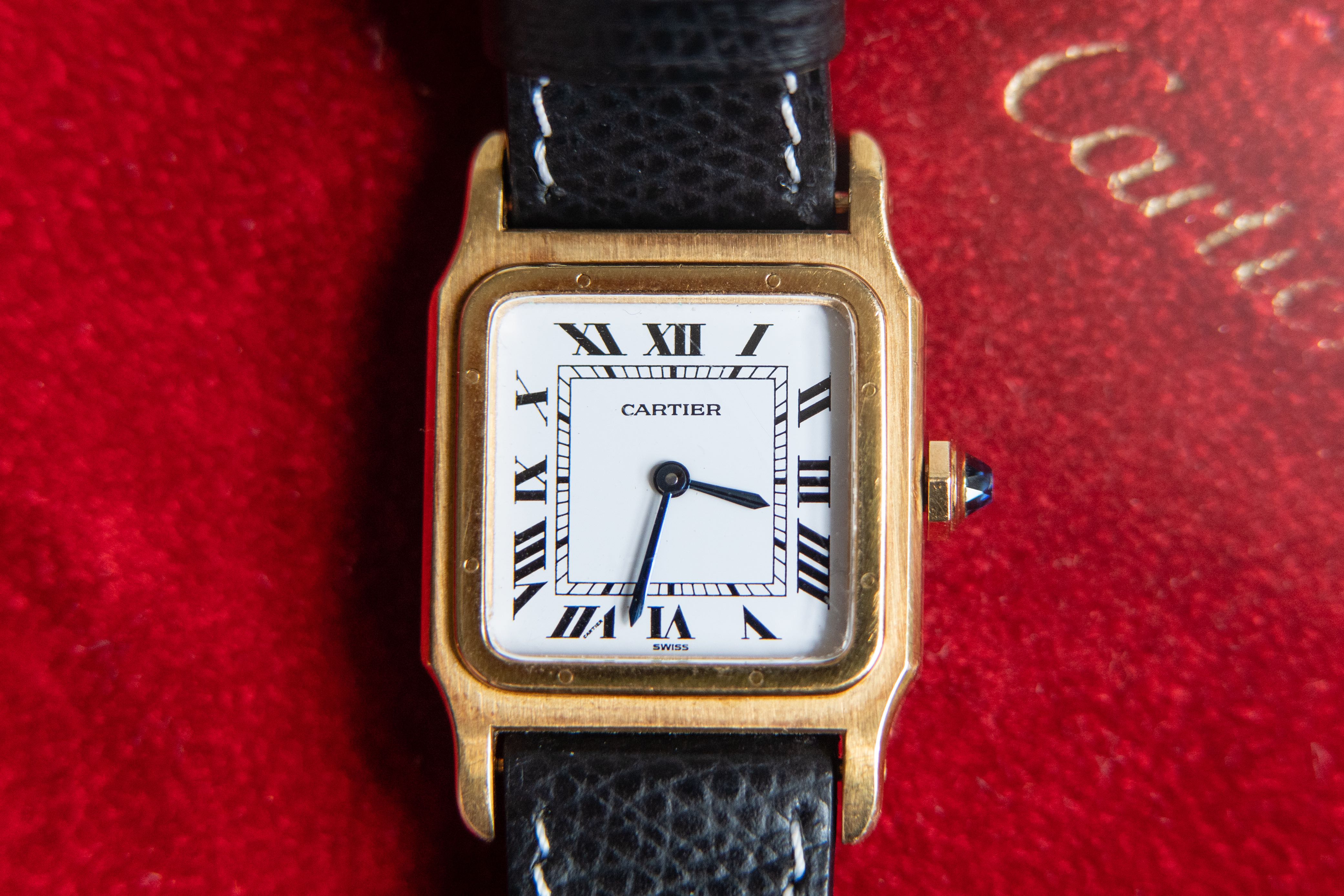 Vintage Cartier Santos Dumont circa 1980s