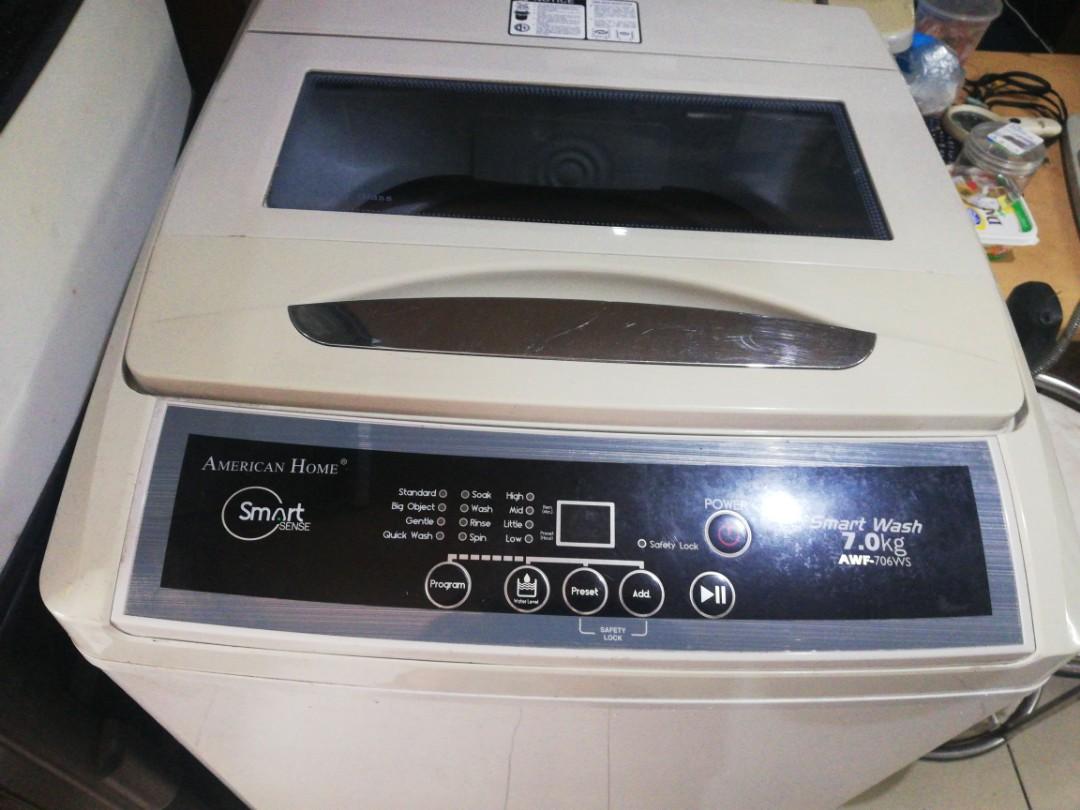 Waahing Machine Amerrican Home 7kg Tv Home Appliances Washing Machines And Dryers On Carousell