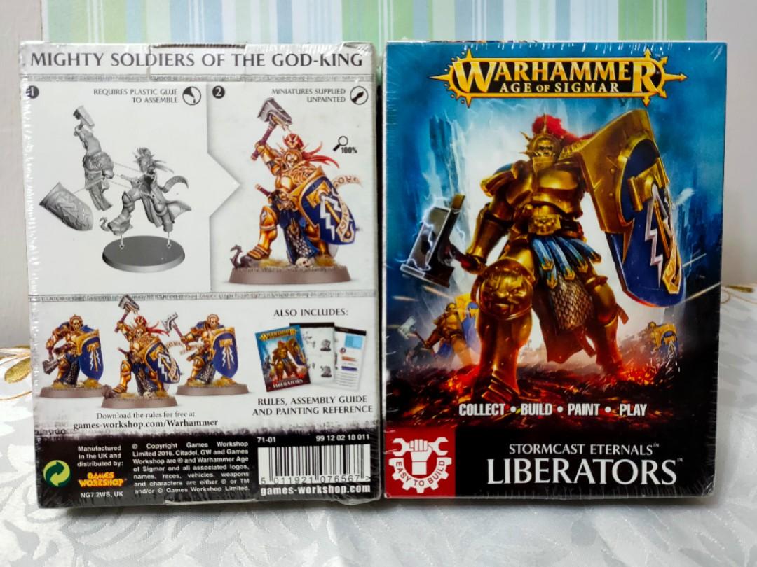 5 Warhammer AoS Stormcast Eternals Liberators A **New on Sprue* 