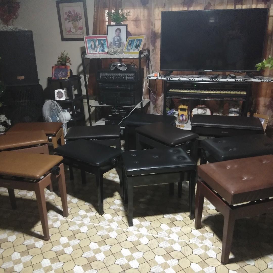 Yamaha Assorted Adjustable Piano Bench On Carousell