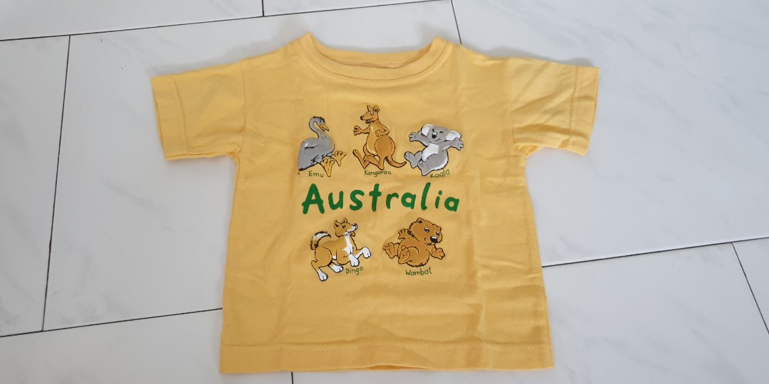 Yellow Australian Zoo T Shirt Size 0 Babies Kids Babies Apparel On Carousell