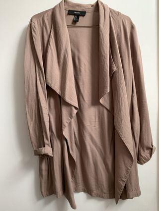 Nude/Pink Duster Jacket