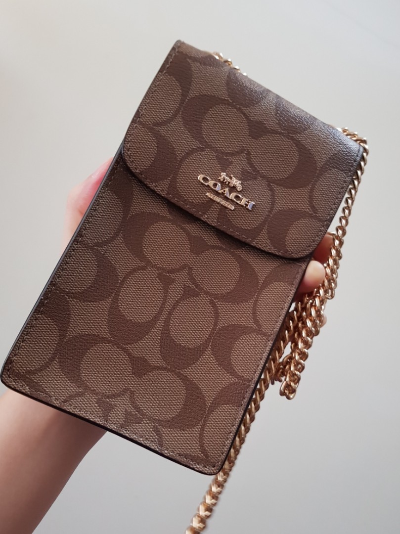 160 Coach Phone Case Chain Crossbody Bag 100 AUTHENTIC ITEMS