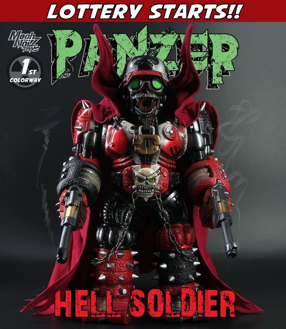 2019 年抽選28隻lottery限定、Mechnoiz toy Hell Soldier、 Panzer 