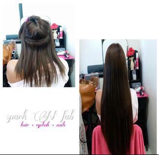 PERMANENT PURE HUMAN HAIR EXTENSION