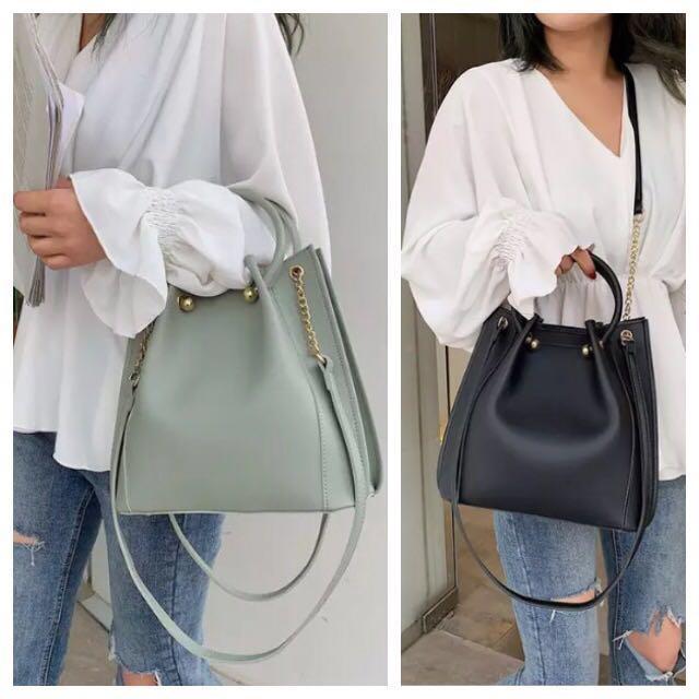 bucket style handbags