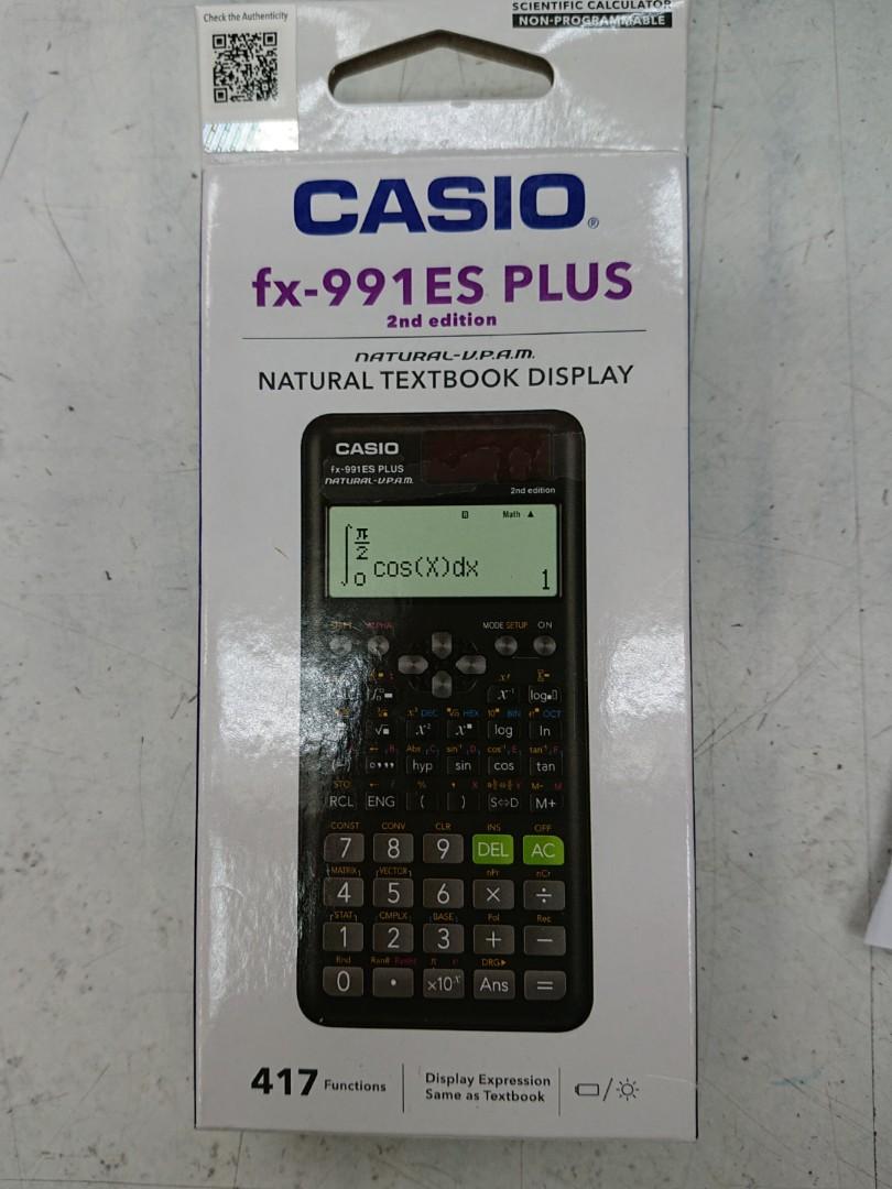 太子店casio Fx 991es Plus函數科學計算機 工程型計數機calculator 正版有保養 興趣及遊戲 手作 自家設計 文具 Carousell