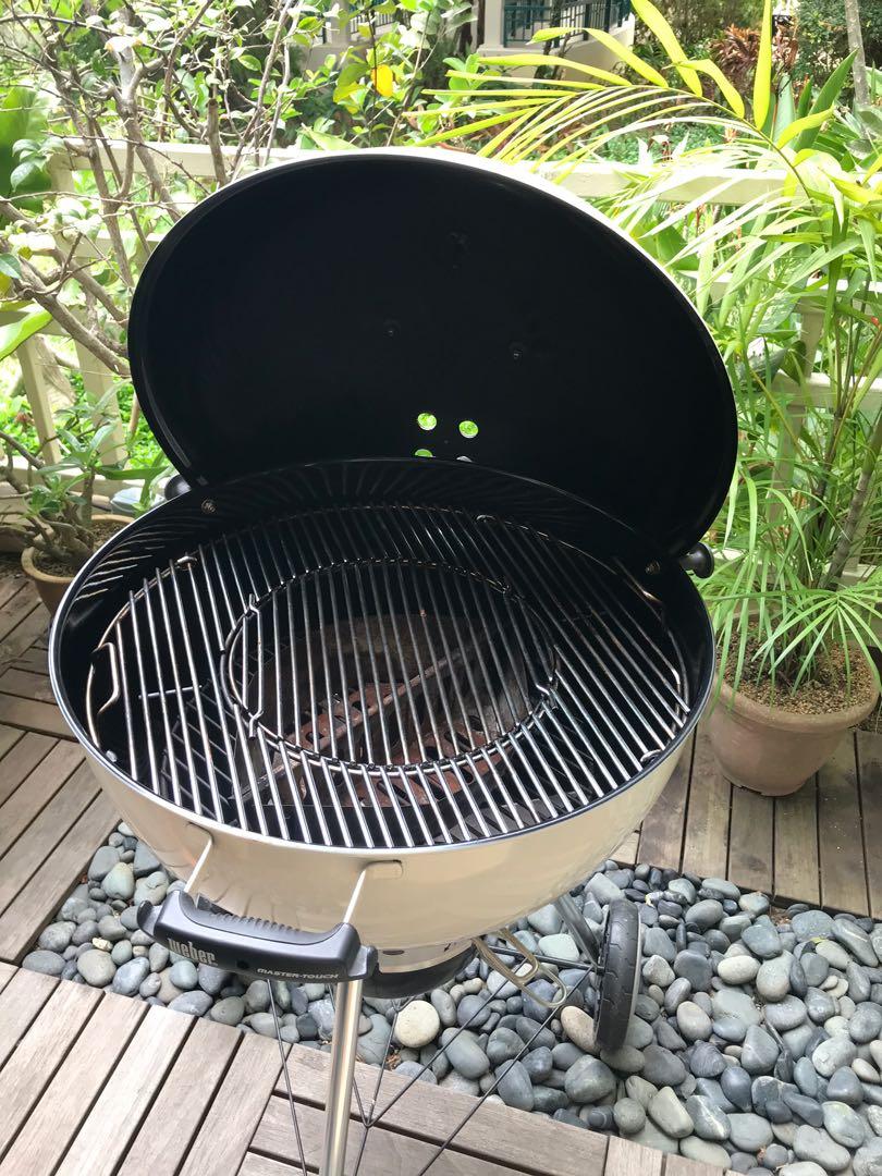 weber master touch gbs 57cm special edition charcoal grill home appliances kitchenware on carousell